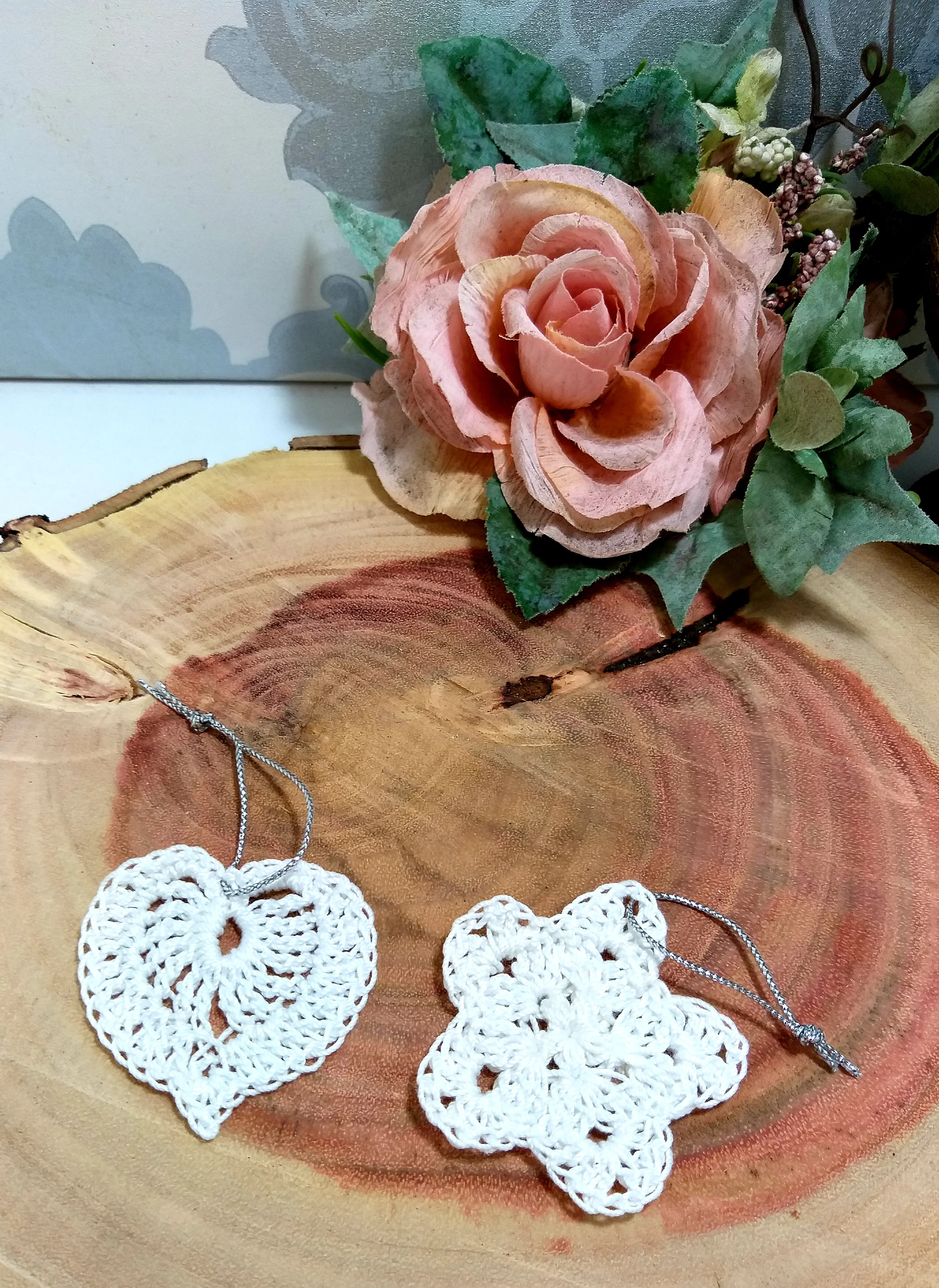 Handmade Crochet Christmas Tree Ornaments - Medium - Image 9