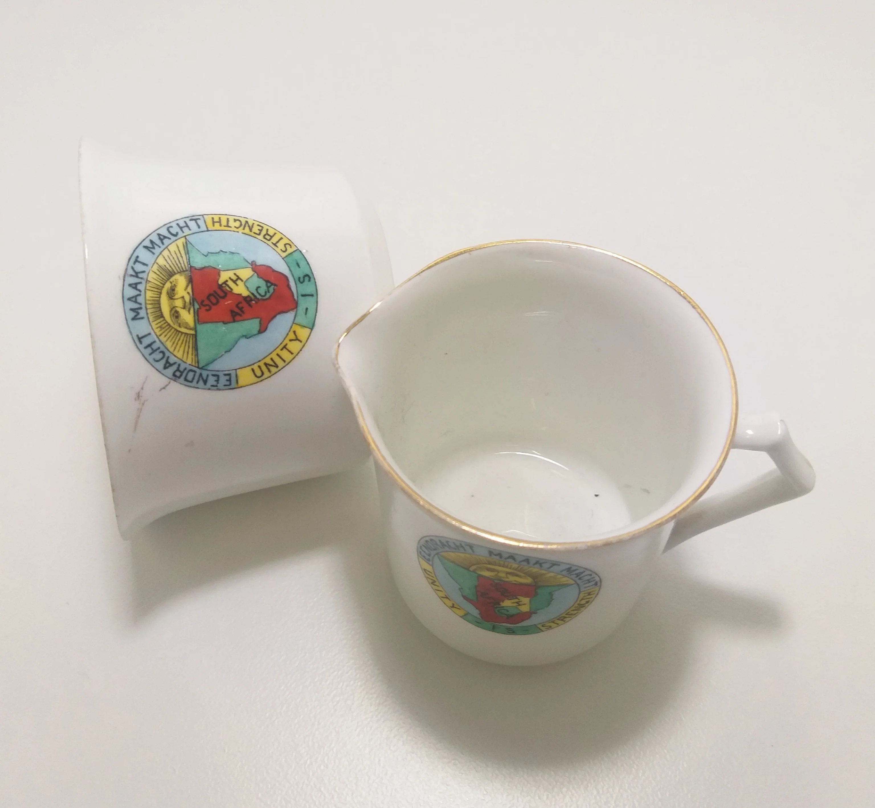 Rare & Collectable Antique 1908-1912 Hand Painted Set Of Fenton China (E. Hughes & Co.) Matching Open Sugar Bowl & Creamer - Image 10