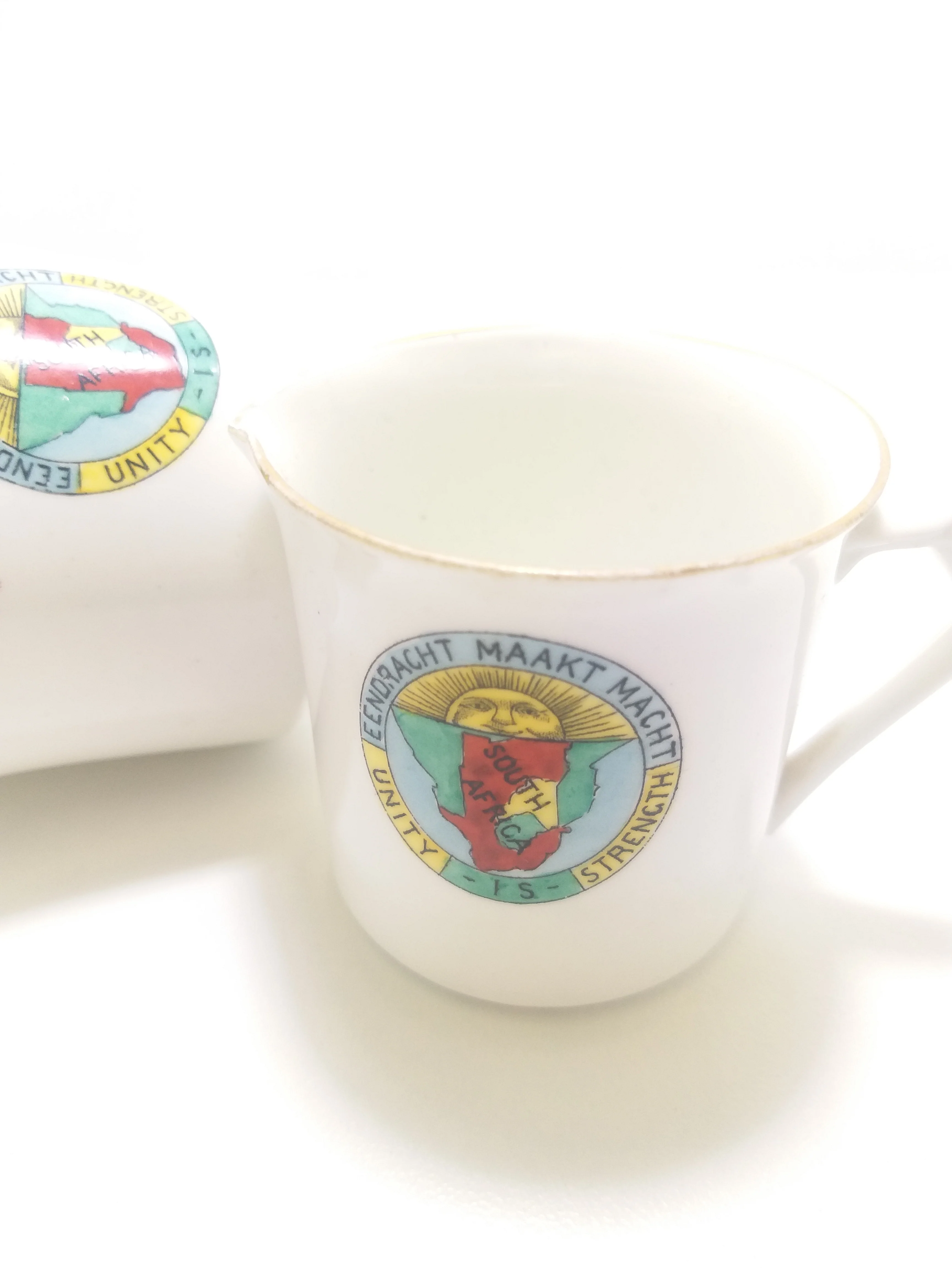 Rare & Collectable Antique 1908-1912 Hand Painted Set Of Fenton China (E. Hughes & Co.) Matching Open Sugar Bowl & Creamer - Image 4